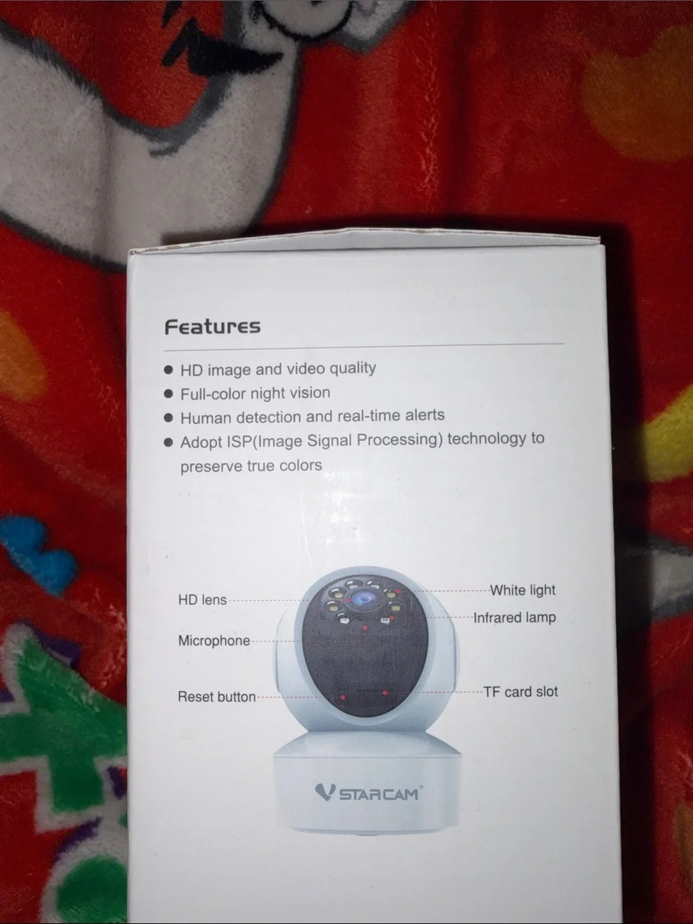 VStarcam IP security Camera HD night vision white remote view NEW QUICK SHIP